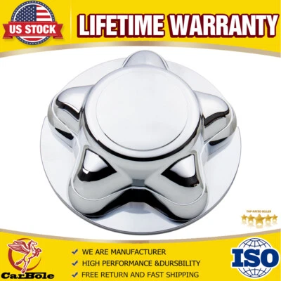 Tapacubos central de rueda de 7" plateados 5 tacos para Ford F150 Heritage Expedition 1997-2004 Foto 1 de 4