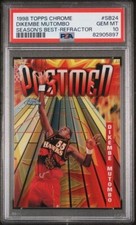 1998 Topps Chrome Season's Best Refractor #SB24 Dikembe Mutombo PSA 10 Gem Mint