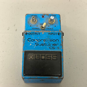 Boss CS-1 Compression Sustainer Effect Pedal MIJ 1979 Vintage FOR PARTS