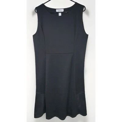 Vestido Hanes Signature esportivo sem mangas feminino L casual pequeno vestido preto - Imagem 1 de 4