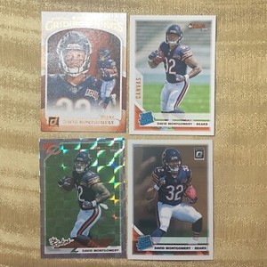 2019 Donruss + Optic David Montgomery 4 Card Lot Rookie + Rookie Insert