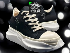 Size 9M (42) Rick Owens DRKSHDW Abstract Low 43149 Preowned - Picture 1 of 19