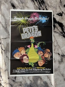 1977 Disney Pete’s Dragon One Sheet Poster Ex Condition, Minor Corner Wear - Picture 1 of 6