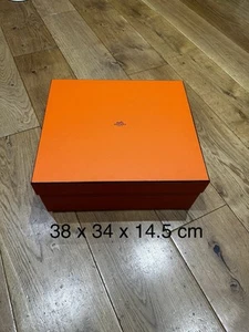 Hermes Orange Empty Box 38 x 34 x 14.5 cm + paper bag 47 x 42 x 17 cm - Picture 1 of 16