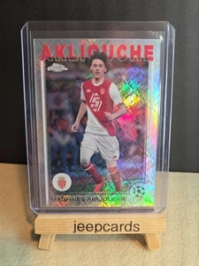 MAGHNES AKLIOUCHE 2024-25 Topps Chrome Soccer #64 AS MONACO TOPPSFRACTOR /52 - Picture 1 of 3