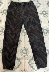 Air Jordan Sweatpants Black.Grey Youth Size XL 13-15 Years - Excellent Preowned - Picture 1 of 6