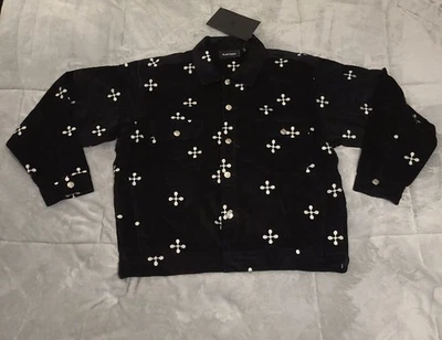 BLVCK SCVLE - Chaqueta de pana Le-Mox - Negra - Para hombre Talla XL - NUEVA CON ETIQUETAS Foto 1 de 4