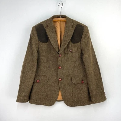 Barbour Tweed Sports Jacket Mens 40R Brown Mallalieus Shooting Hunting Blazer - Image 1 of 4