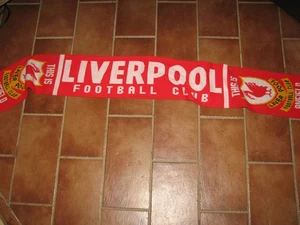 Vintage Liverpool fans scarf sciarpa bufanda  football  jersey shirt - Imagen 1 de 1