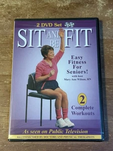 Sit And Be Fit: Easy Fitness For Seniors w/ Mary Ann Wilson (DVD, 2-Disc Set) - Picture 1 of 3