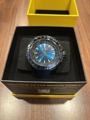 Invicta Aviator Men's Watch - 50mm, Blue 49653 New in Box - Image 1 of 4