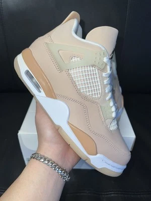 ✅ NUEVO Nike Air Jordan IV Retro 4 Shimmer TALLA 5.5 C / 4Y DJ0675-200 CON CAJA ORIGINAL Foto 1 de 4