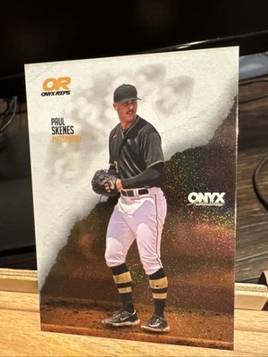 Tarjeta base 2024 Onyx Rips Paul Skenes Piratas de Pittsburgh Foto 1 de 2