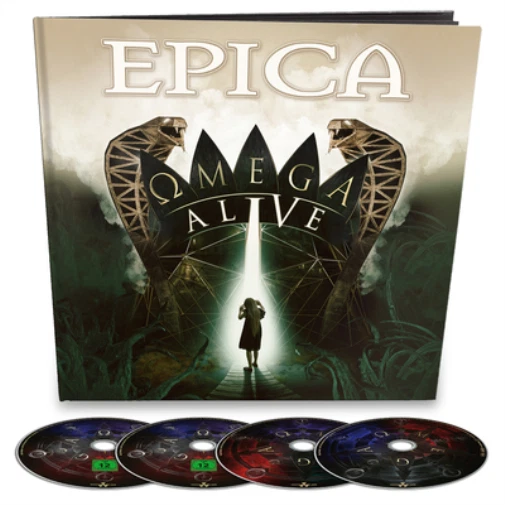 Epica Omega Alive (CD) Limited  with Blu-ray & DVD (UK IMPORT) - Image 1 of 1
