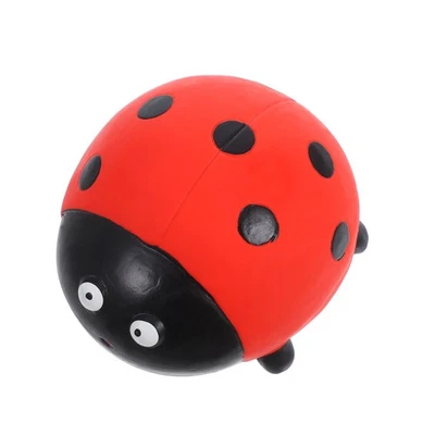 Latex Pet Chew Toy for Dogs and Cats Squeaky Ladybug Design Suitable for Puppy - Image 1 of 4