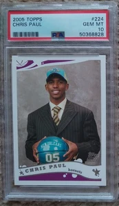 2005 Topps #224 Chris Paul RC PSA 10 Hornets - Bild 1 von 2