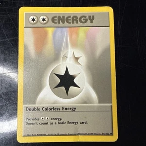 Juego Base Doble Energía Incolora 096/102 Regular Pokemon Juego de Cartas Coleccionables Poco Común - Imagen 1 de 3