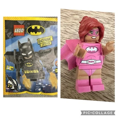 LEGO Batman Movie CMF Minifigure Pink Batgirl Prev Owned & New DC Batman New Bag - Image 1 of 4