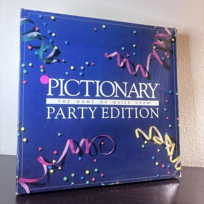 Vintage Pictionary Party Edition Drawing/Charades Game - 1989 - *No Timer* - Image 1 of 4