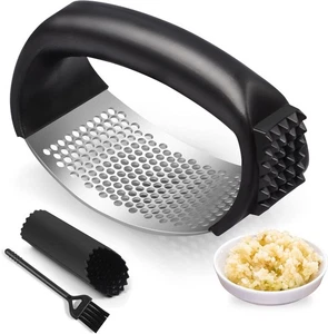 Pomyter Garlic Press Rocker, Stainless Steel Garlic Mincer and Garlic Crusher - Picture 1 of 6