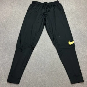 Nike Track Pants Adult Large Black Y2K Swoosh Baggy Hip Hop Sports Joggers Men - Picture 1 of 10