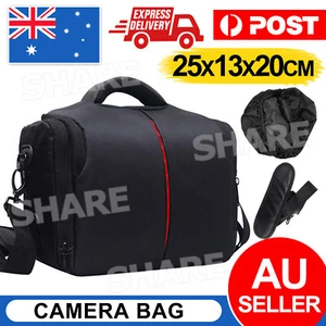 Waterproof DSLR Camera Bag Shoulder Lens Carry Case For Canon Nikon EOS SLR Sony - Picture 1 of 9