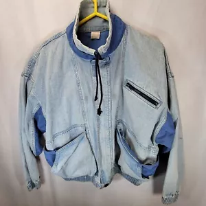 Vintage Levi's Sport Blue Jeans Denim Jacket 80s/90s Size XL - Picture 1 of 17