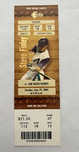 Boleto de ponche Randy Johnson 4000th K - 29 de junio de 2004 - Imagen 1 de 4