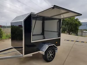 2025 ALUMINUM ENCLOSED TRADESMAN TRAILER - NEW ALLOY WHEELS - Picture 1 of 12