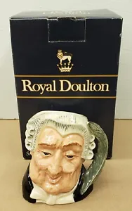 Royal Doulton "The Lawyer" Toby Mug D6504 (1958) 4" Tall. New in Original Box - Picture 1 of 9