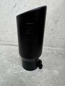 *RETURNED SALE* MBRP (T5155BLK) Universal Tip Angled Rolled End Black - Foto 1 di 3