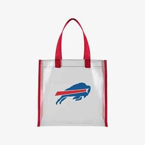 Buffalo Bills NFL FOCO Clear Reusable PVC Bag - Picture 1 of 4