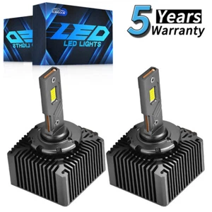 For BMW 335d 2009-2011 2x D1S High Low Beam LED Headlight Bulbs HID Replacement - Picture 1 of 12