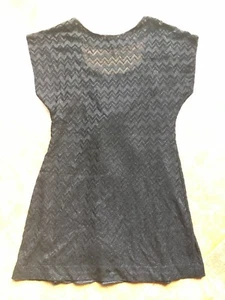 Missoni Italian Lace A Line Dress, Black, S - Picture 1 of 5
