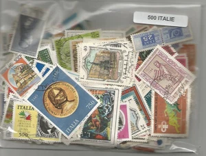 Lot  de 500 timbres d'Italie - Picture 1 of 1