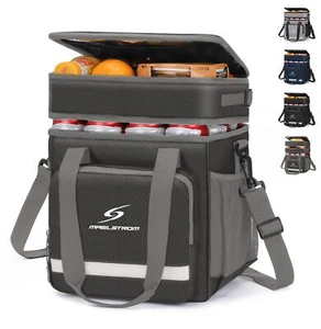 Maelstrom Lunch Box for Women/Men,Leakproof Lunch Cooler Bag,18L,Gray - Picture 1 of 7