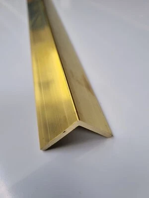 Brass Angle L Shaped Multiple Sizes and Lengths Available Grade CZ130 - Image 1 of 2