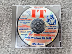 A&W Software Presents IT (CD-Rom, 1995) JTN & TBG Shareware Games - Rare HTF EUC - Picture 1 of 2