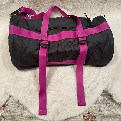 Nova Bolsa de Duffle Feminina Under Armour Motivator (roxa/cinza) Compatível com Tapetes de Yoga - Imagem 1 de 4