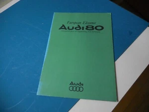 Audi 80 LE GLE Japanischer Prospekt B-8Y - Bild 1 von 9