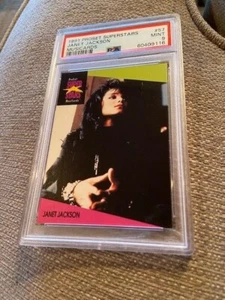 1991 Proset Superstars Janet Jacskon PSA 9 Musicards #57 Card NEW Case LOW Pop - Picture 1 of 1
