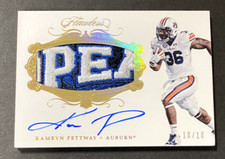 2018 PANINI FLAWLESS KAMRYN PETTWAY AUTO LOGO PATCH 10/10 AUBURN TIGERS