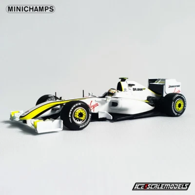 Rubens Barrichello Minichamps 2009 Brawn GP BGP001 Formula 1 1:43 Scale - Image 1 of 4