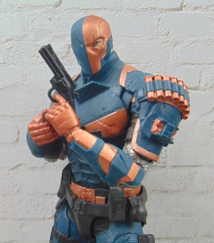 Custom Weapons 1:10 McFarlane 7" Figs DC Spawn Deathstroke 2x Magnum Revolver SB Cover