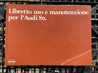 Libretto uso e manutenzione Audi 80 - 1980 - Originale - Immagine 1 di 4
