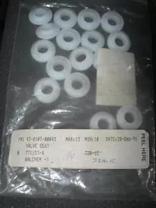 Repuesto de válvula bomba Walchem asiento, teflón P/N 771153-4 - Imagen 1 de 1