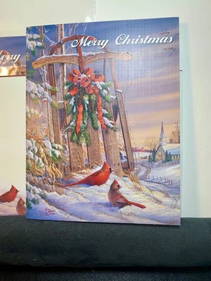 Set of 2! Christmas Cards! Gorgeous LANG Wintertime Cardinal - Image 1 of 4