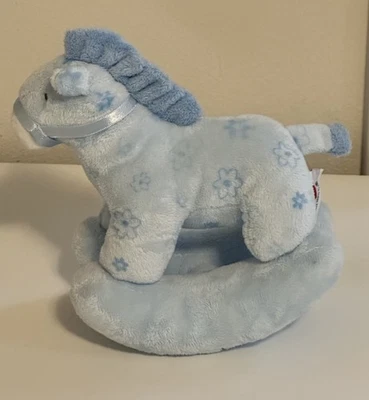Juguete de peluche Baby Ty Pretty Pony azul 8" seguridad Lovey Foto 1 de 4