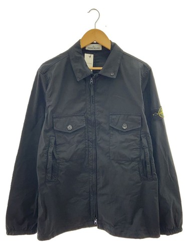 Giacca STONE ISLAND M cotone nero tinta unita casual capospalla #EG ADA