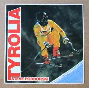 ADESIVO/STICKER "TYROLIA - STEVE PODBORSKI" - ACCESSORI / SCI - Anni '80 - Picture 1 of 1